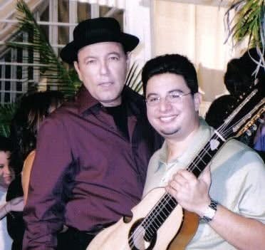 Quique Domenech — With a fellow artist